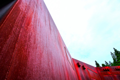 赤い壁