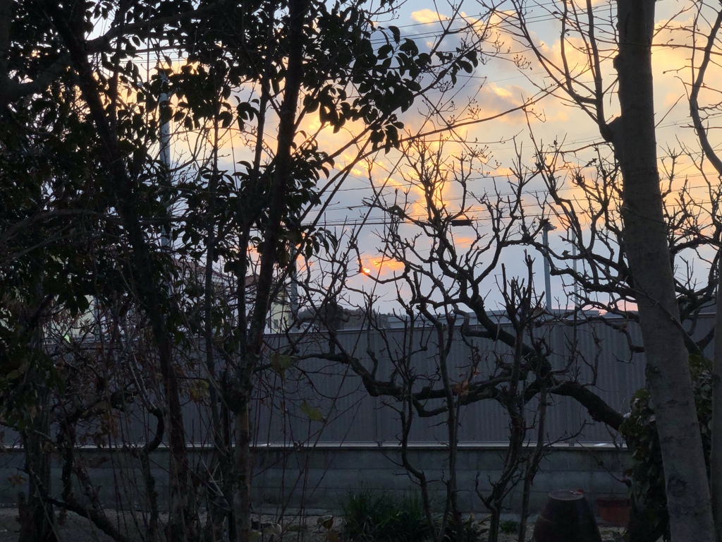 大晦日の夕方