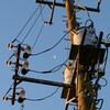 電柱とお月さま