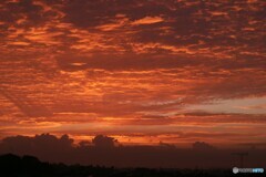 染まる空