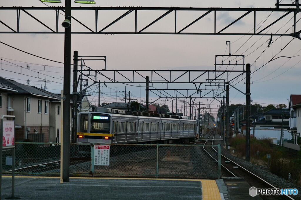 朝のローカル線