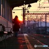 夕陽のスポットライト
