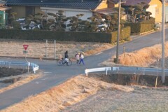 ホテルの窓から見た景色