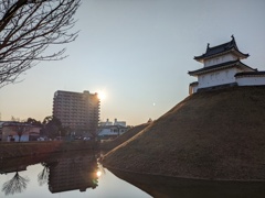 朝の城址公園