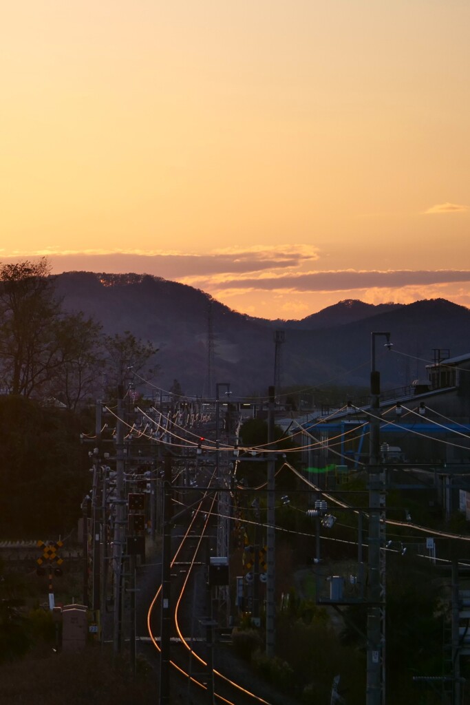 線路と電線路