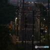 早朝の鉄路