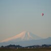 富士山に向かって