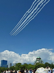 西の丸庭園にて