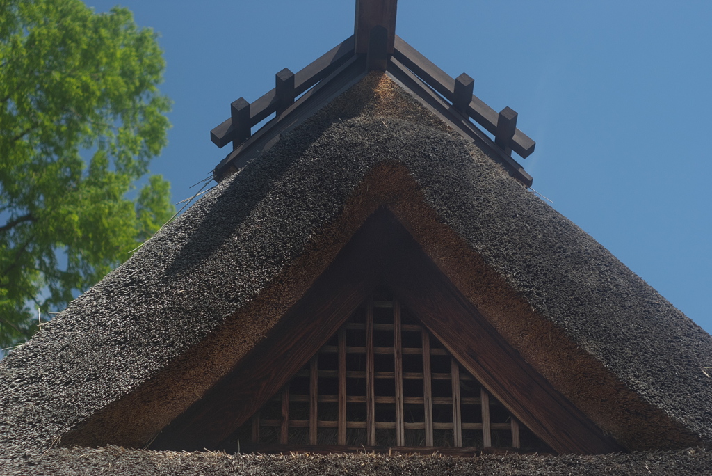 古民家の屋根