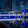 大阪　青い橋