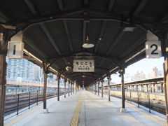 門司港駅ホーム
