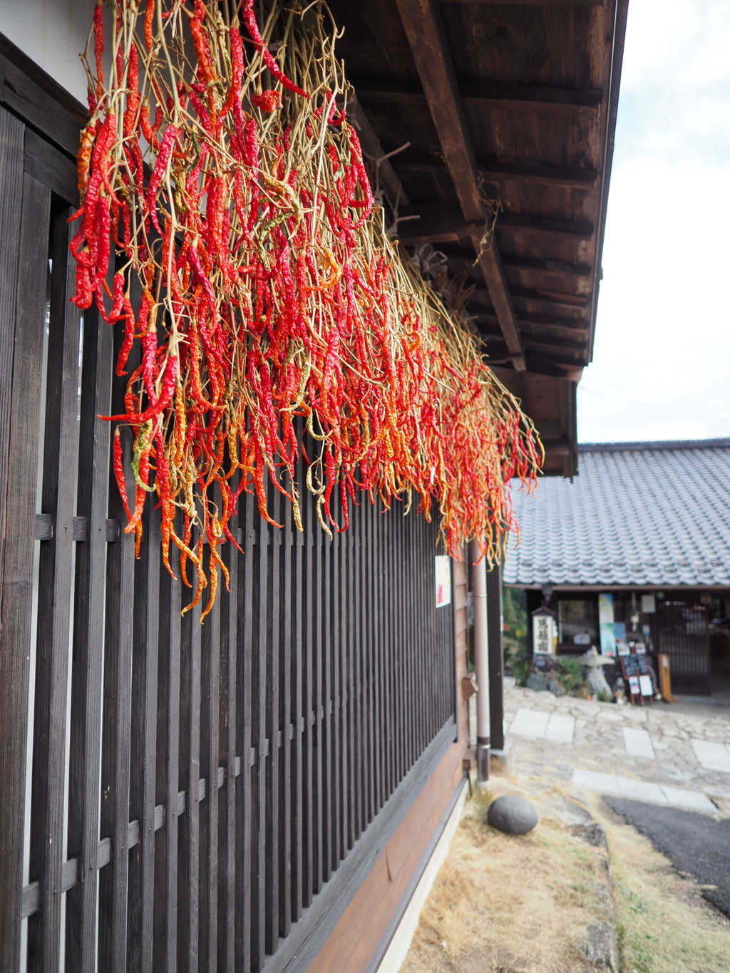 馬籠宿にて