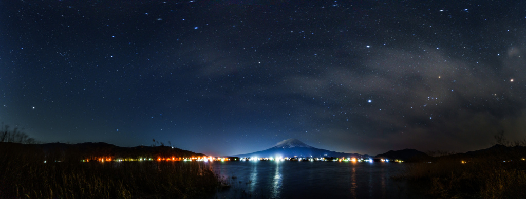 富士山麓の星景【12月】 (8)
