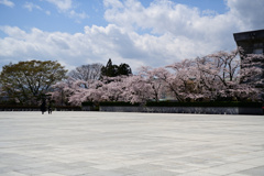 寺院にて