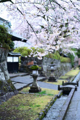 寺院にて