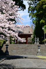 寺院にて