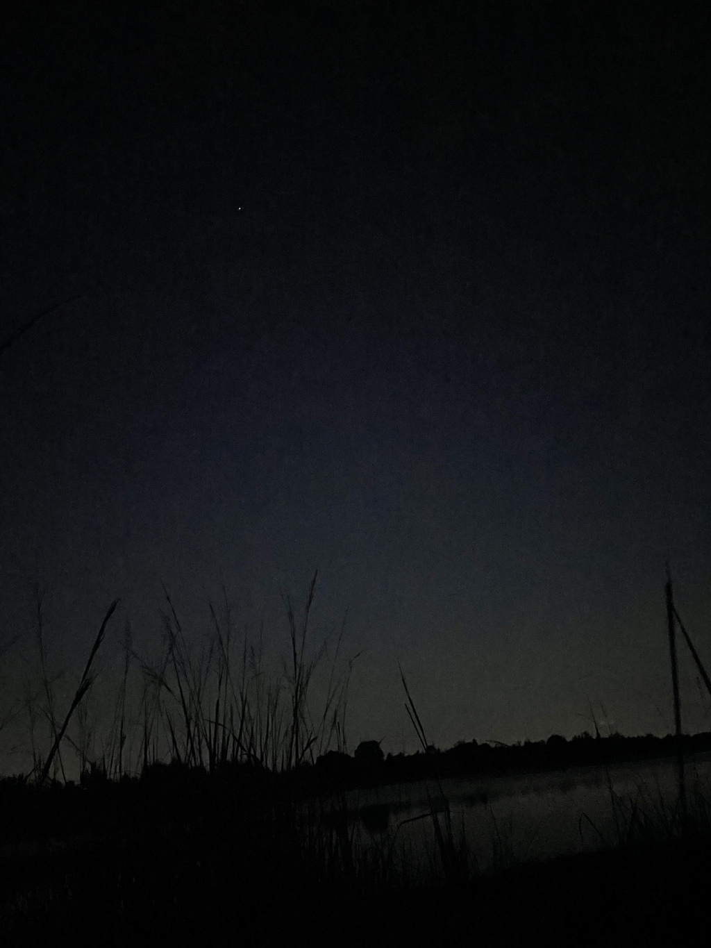 田舎から見た闇夜