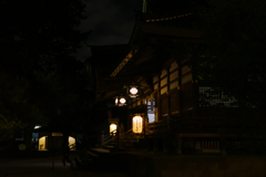 夜の尾山神社