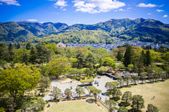 鶴ヶ城から望む