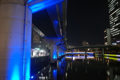 堂島川と阪神高速