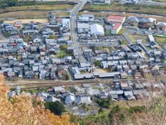 竹田城跡からの眺め
