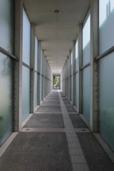 西宮貝類館の通路