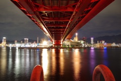 神戸大橋　下から