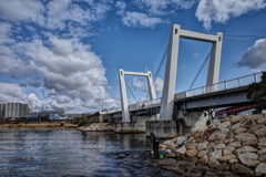 跳ね橋　上がる前