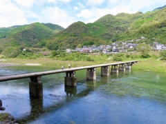 高知　浅尾沈下橋