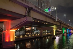 堂島川と阪神高速