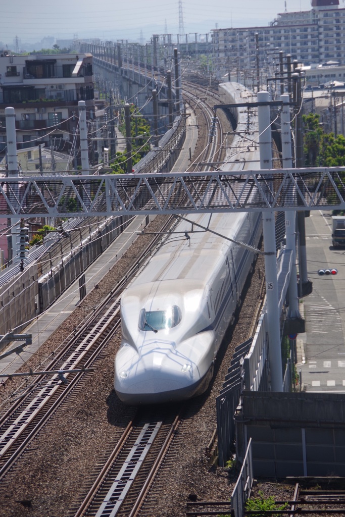 山陽新幹線公園にて