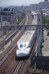山陽新幹線公園にて