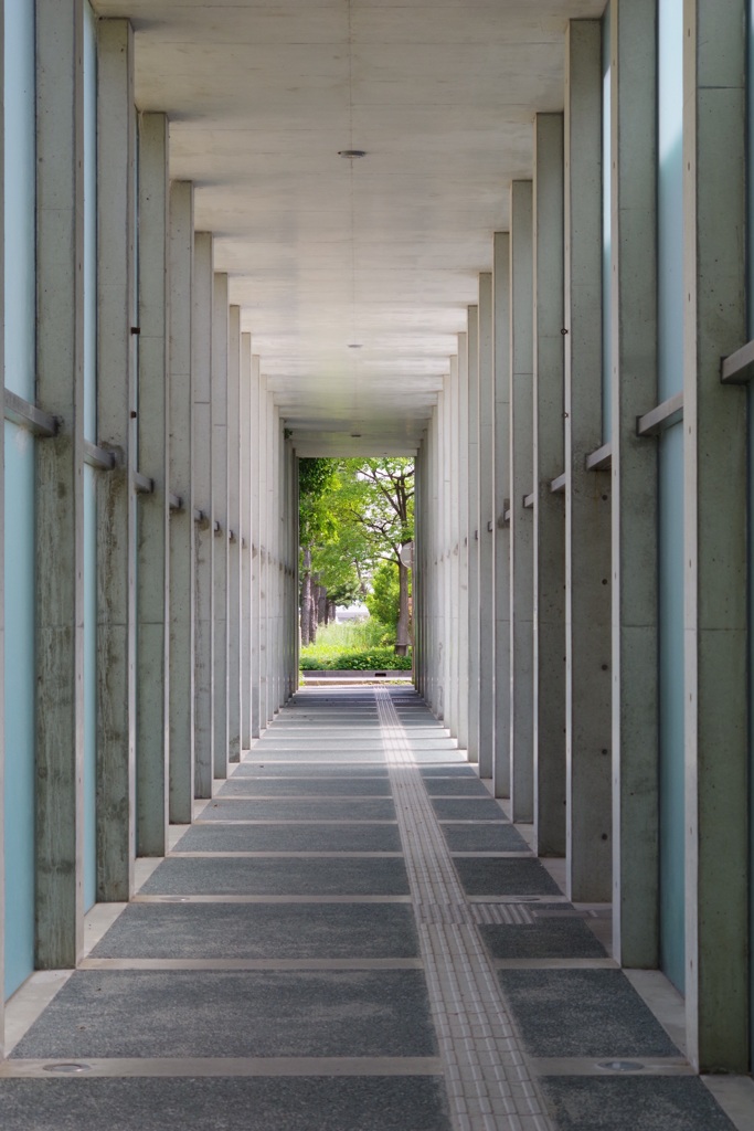西宮貝類館の通路