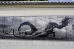 門戸厄神　龍の壁画