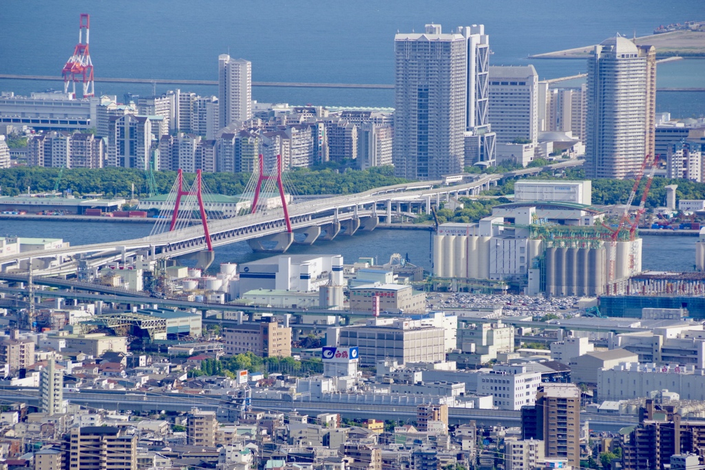 山から見える神戸の橋②