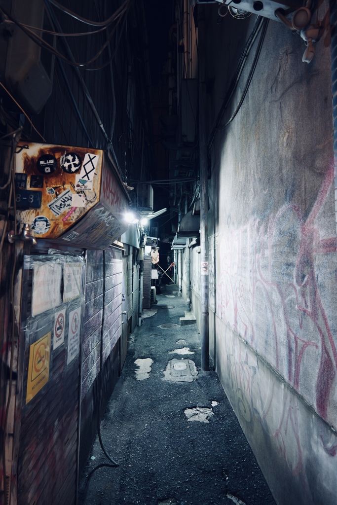 大阪ミナミの路地