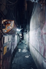 大阪ミナミの路地