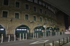 夜の甲子園　券売所