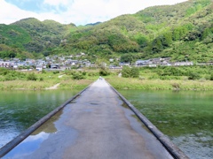 高知　浅尾沈下橋