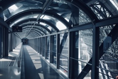 京都駅　空中経路