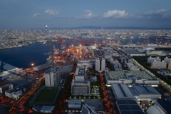 コスモタワー55Fからの眺め