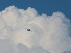 伊丹空港　離陸後