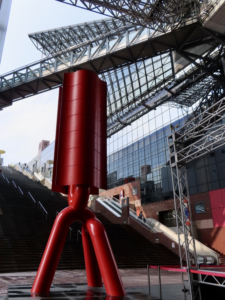 京都駅のオブジェ