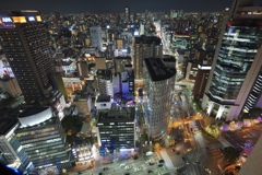 梅田交差点を上から