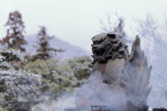 雪の善光寺②