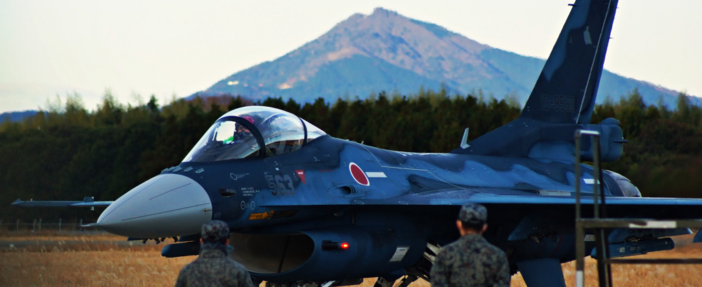 F-2A - 第三飛行隊 × 筑波山