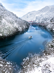 銀世界に描く航跡