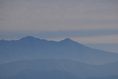 石鎚連峰　二ノ森方面