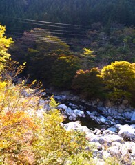 桑瀬川　そして　送電ケーブル
