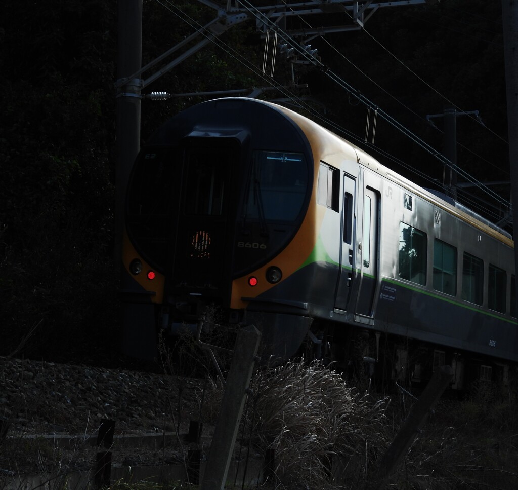 予讃線　夕暮れ